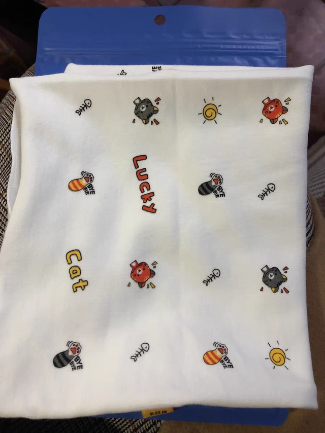 纯棉带弹力的宝宝用围脖