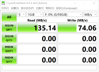 3.29元的64G U盘读130M也够了