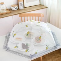 罩菜罩家用可折叠厨房餐厅防苍蝇遮盖剩菜罩食物罩饭菜餐桌罩盖罩