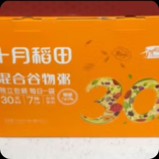 十月稻田 30日杂粮粥礼盒 八宝粥米 红豆小