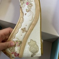 超可爱的猫铃铛汉服弓鞋
