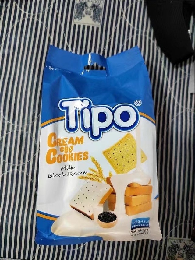 越南进口Tipo面包干135g牛奶味巧克力味儿童