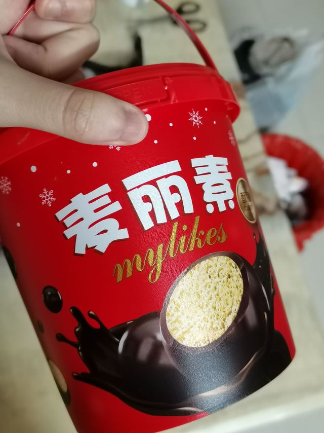 麦丽素就要一桶一桶吃