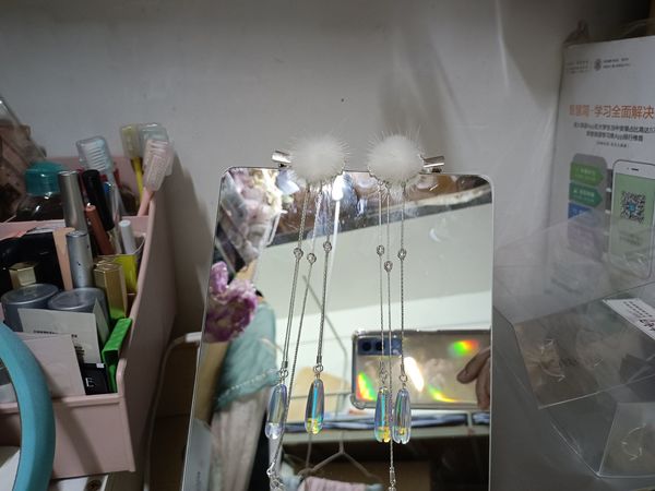 汉服古风毛球发饰