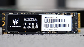 宏碁掠夺者GM3500 1TB SSD评测：主流装机平台的好选择！