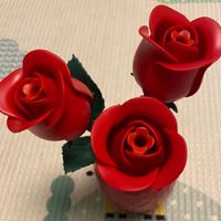 非常漂亮像真的一样的玩具玫瑰