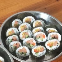 海苔肉松火腿寿司卷