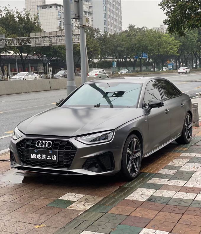 奥迪汽车贴膜怎么样 这款amg山灰真的爱了!_什么值得买