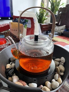 冬天在家围炉煮茶，这个玻璃茶壶可以有