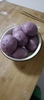 年夜饭紫薯小馒头