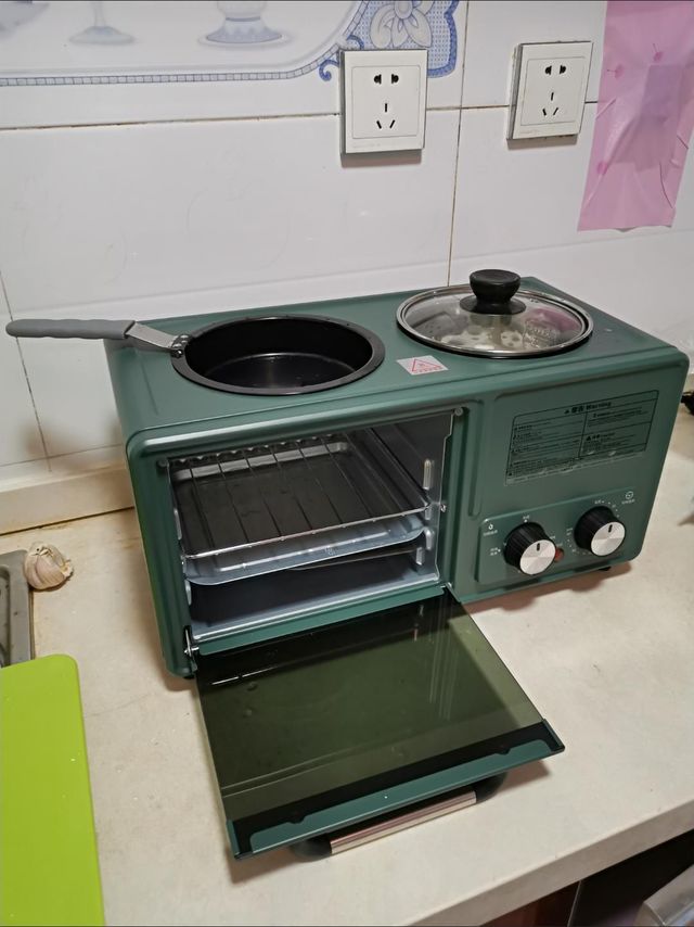 可煎，可烤，可煮，多功能一体早餐机