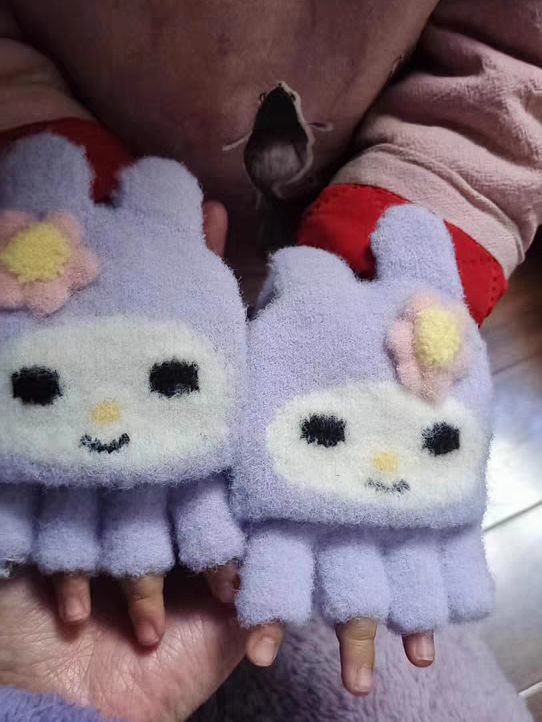 冬季加厚加绒儿童小手套