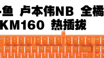 100元档 斗鱼键盘DKM160 磁吸面板 热插拔