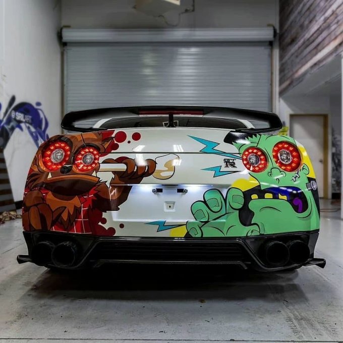 日产跑车怎么样 战神gtr尾灯真好玩系列_什么值得买