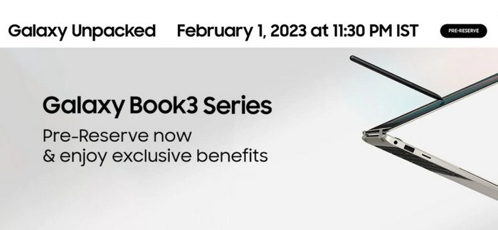网传丨三星将发布 Galaxy Book 3 系列笔记本、搭第13代酷睿 H/P 系列处理器