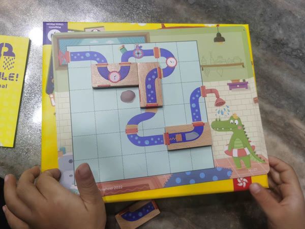 ​儿童逻辑思维训练益智类桌游小鳄鱼洗澡