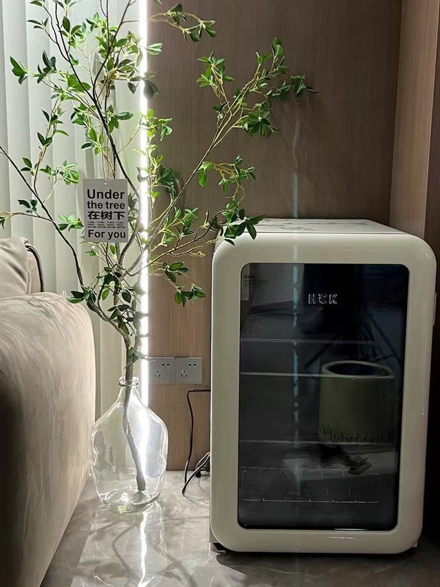 哈士奇复古冰吧冷藏