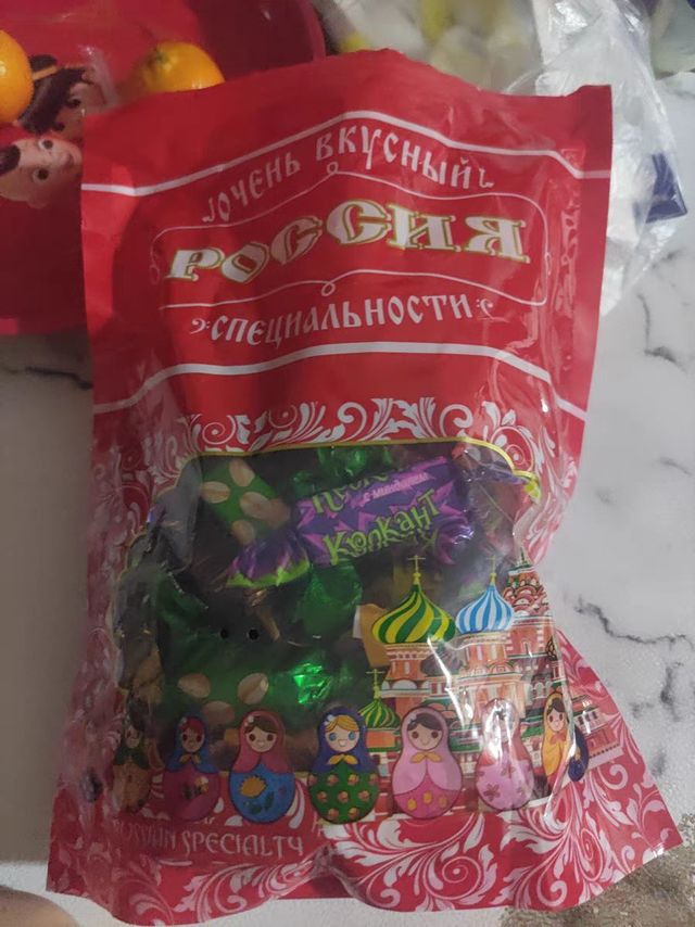 俄罗斯进口巧克力糖果混合装