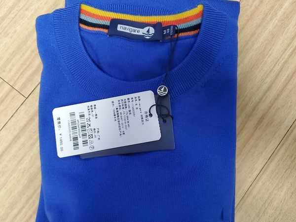 NAVIGARE 彩虹内领意大利小帆船 羊毛衫