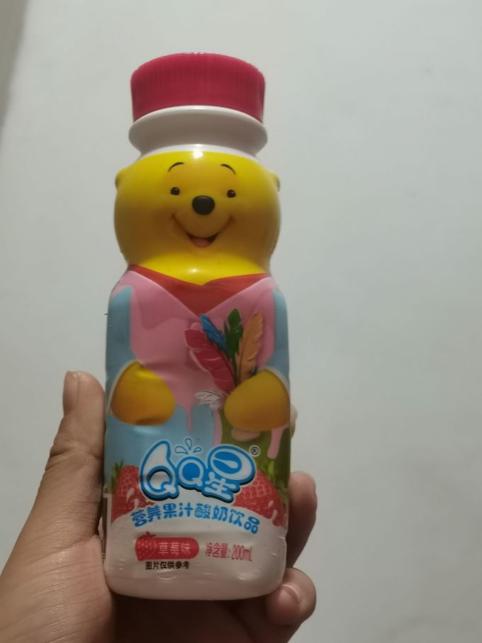 伊利qq星,营养果汁酸奶