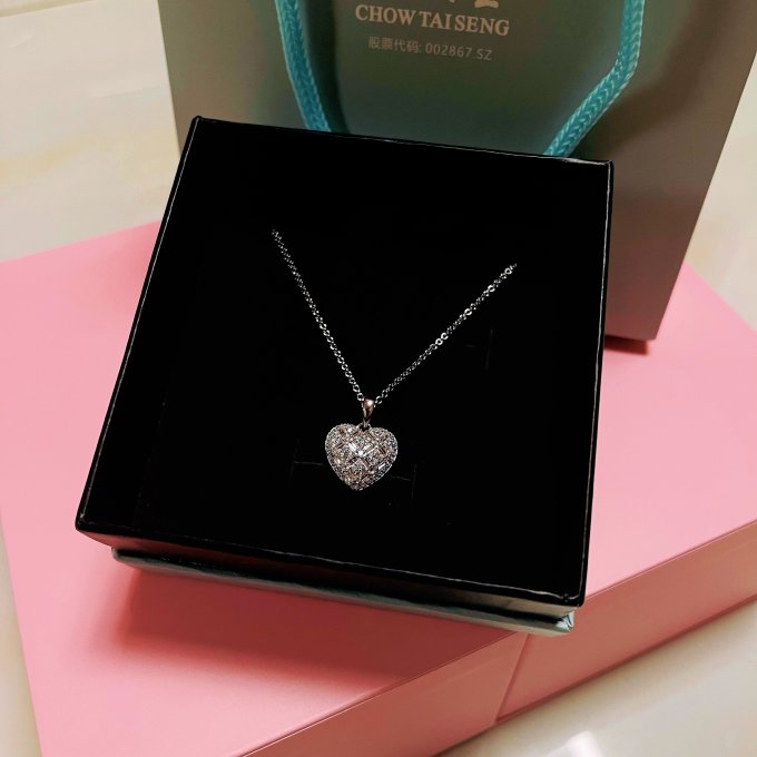 周大生时尚项链怎么样 很漂亮,七夕送老婆的礼物,老婆._什么值得买