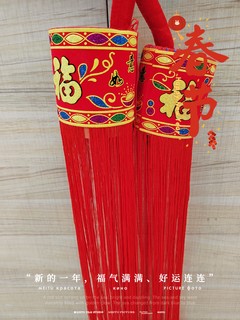 大红色客厅中国结挂件质感真绝