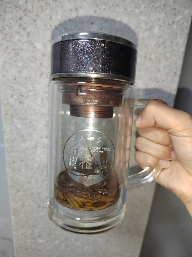 双层玻璃泡茶水杯