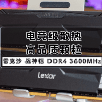 昔日堂前燕，飞入百姓家｜雷克沙 战神铠 DDR4 3600MHz 16G×2内存评测