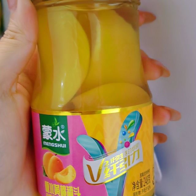 蒙水 V纤引力黄桃罐头🍑