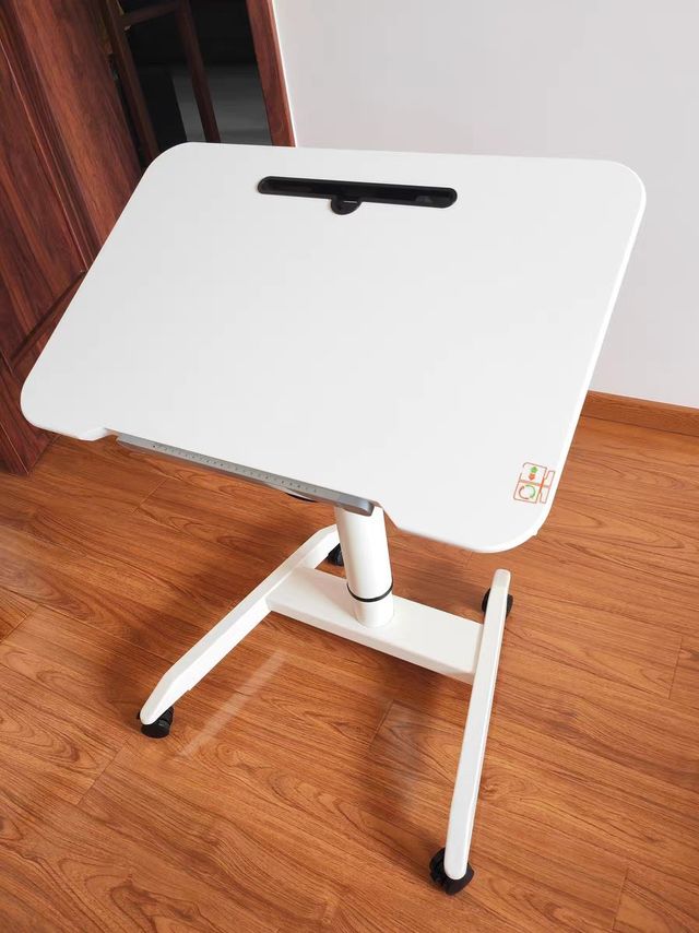 站立式气动升降可折叠电脑桌家用