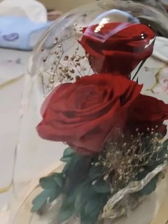 晒出你的情人节礼物。永生花礼盒玫瑰花