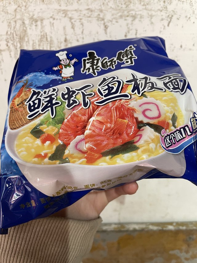 好吃的康师傅海鲜面