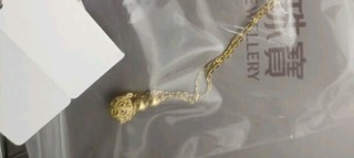 情人节礼物足金花丝玲珑转运珠黄金项链女款