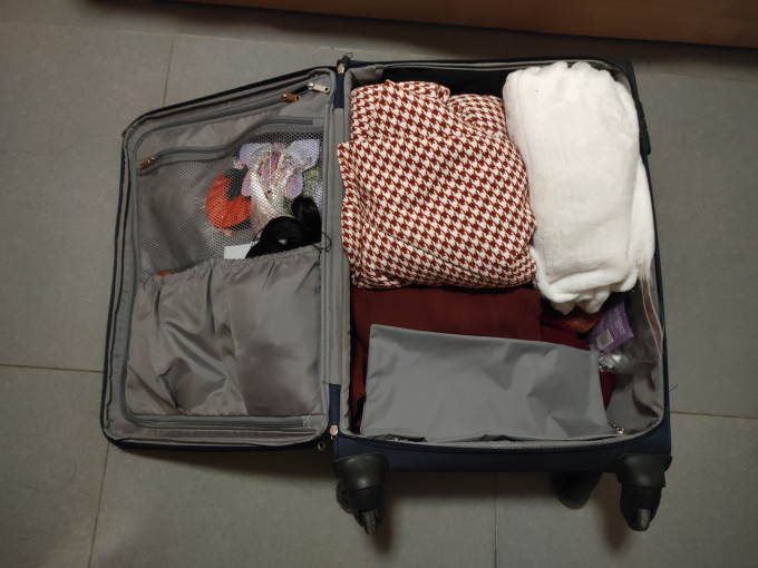 旅行带这个行李箱可以装好多