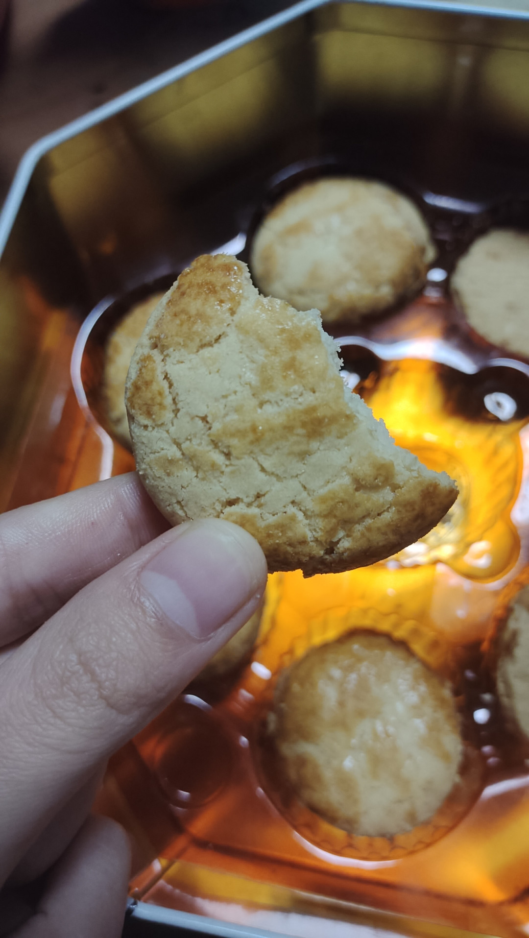 思朗果仁酥饼干,过年送礼很适合,外观好看