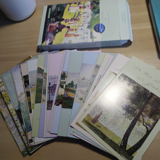 拾光莫奈梵高印象派明信片