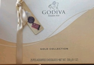歌帝梵（GODIVA）金装巧克力礼盒（25颗装）