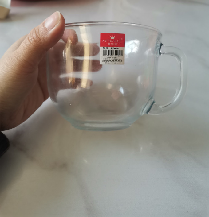 耐高温简单大气玻璃杯