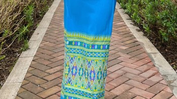 傣族女装半身长裙 一片式半身裙民族服装 多色裹裙筒裙饭店工作服