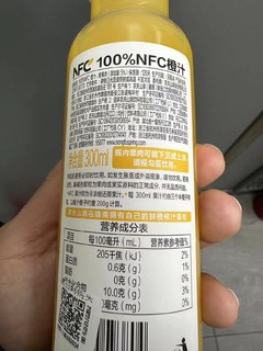 最近一直回购的农夫山泉NFC橙汁