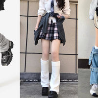 长袜已经过时，腿套才是主流！亚文化女孩都在穿的小众穿搭分享