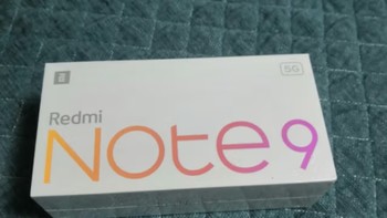 小米Redmi 红米Note9 5G手机全网通 8G+128G 云墨灰  官方标配