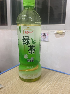 统一绿茶茉莉味茶饮料低糖真茶