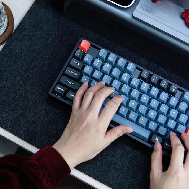 京造键盘的源头厂找到了，500档最静音机械键盘，我的新键盘keychron K8 Pro