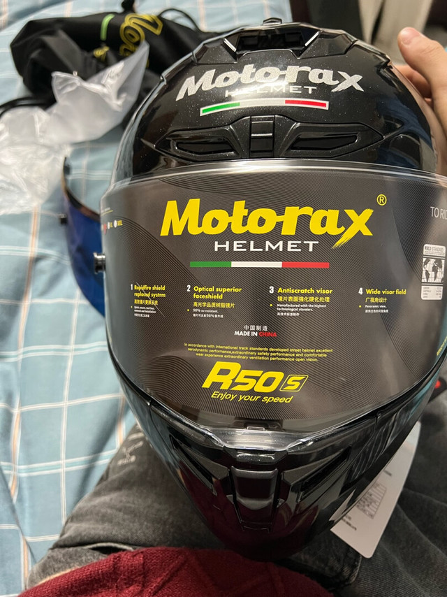 MOTORAX 摩雷士R50S摩托车头盔全盔男女大尾翼安德森猫机车四季通用全盔