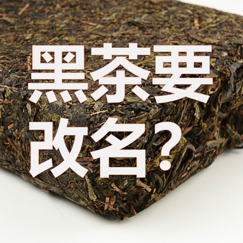 专家准备让“黑茶”改个名，你怎么看？