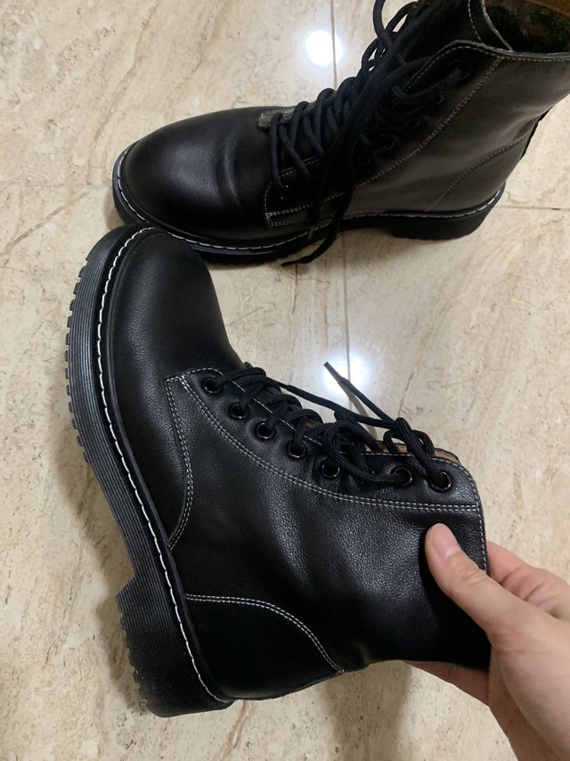 bata马丁靴，98元购入，你说值不值