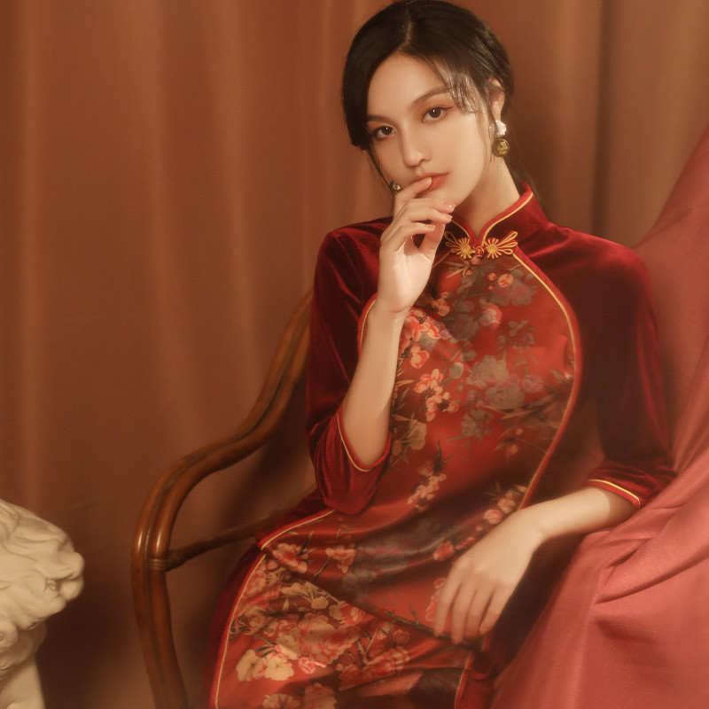 旗袍真的能把东方女性的美展现的淋漓尽致