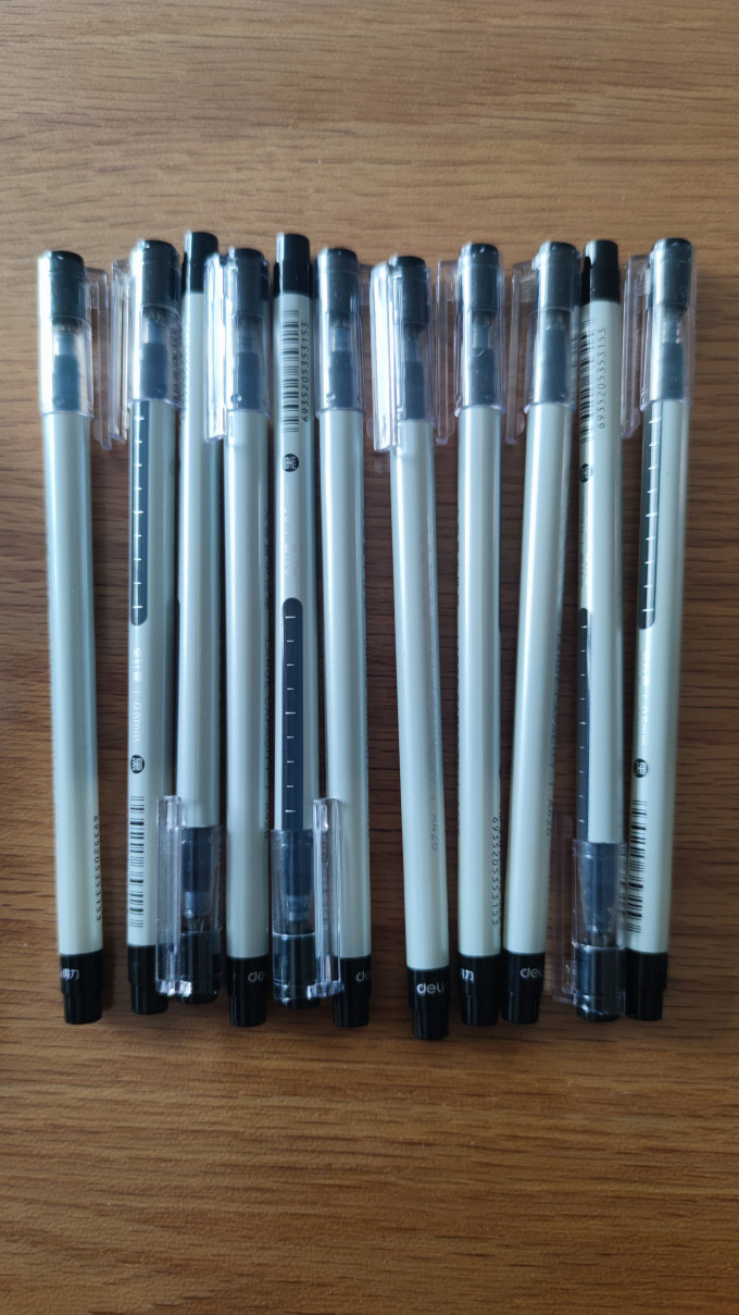 得力中性笔怎么样 开学了这个东西不能少_什么值得买