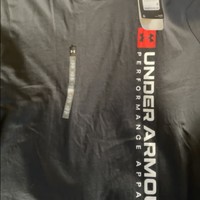 安德玛官方UA Boxed 男子训练运动短袖T恤1361669 黑色001 L
